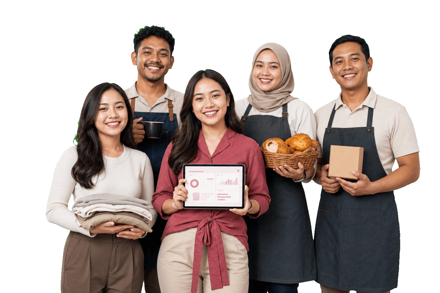 Komunitas pengusaha UMKM Indonesia dari berbagai jenis usaha yang tumbuh bersama Kasair POS