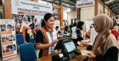 Kasir untuk Organisasi Nirlaba dan Amal di Sulawesi Selatan