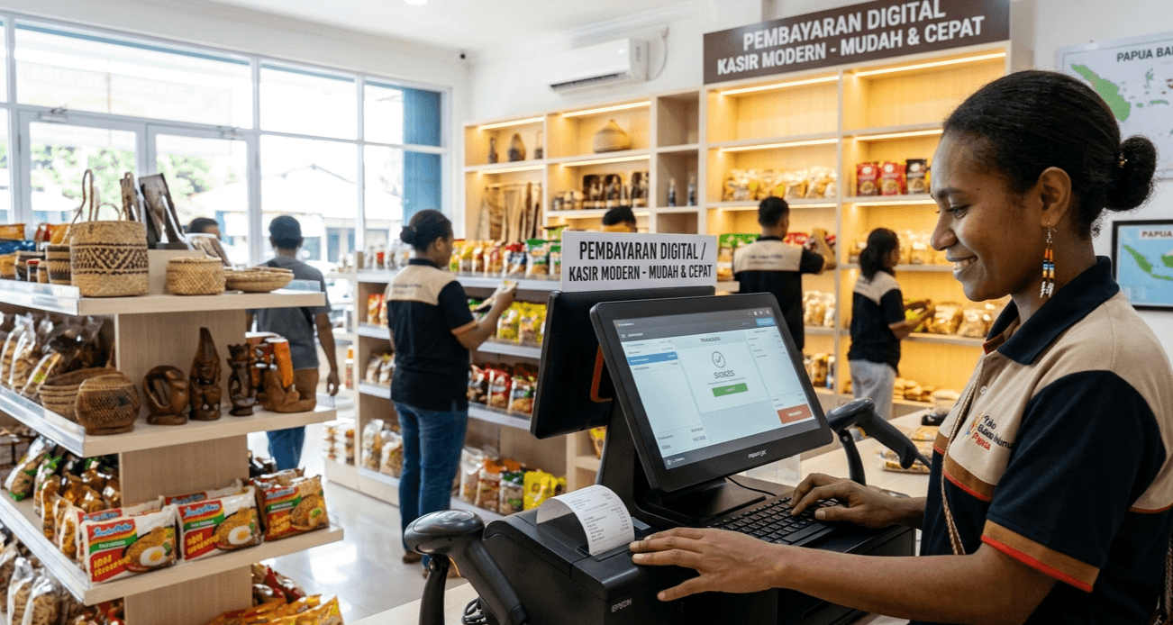 Software Kasir Jadi Kunci Sukses di Papua Barat